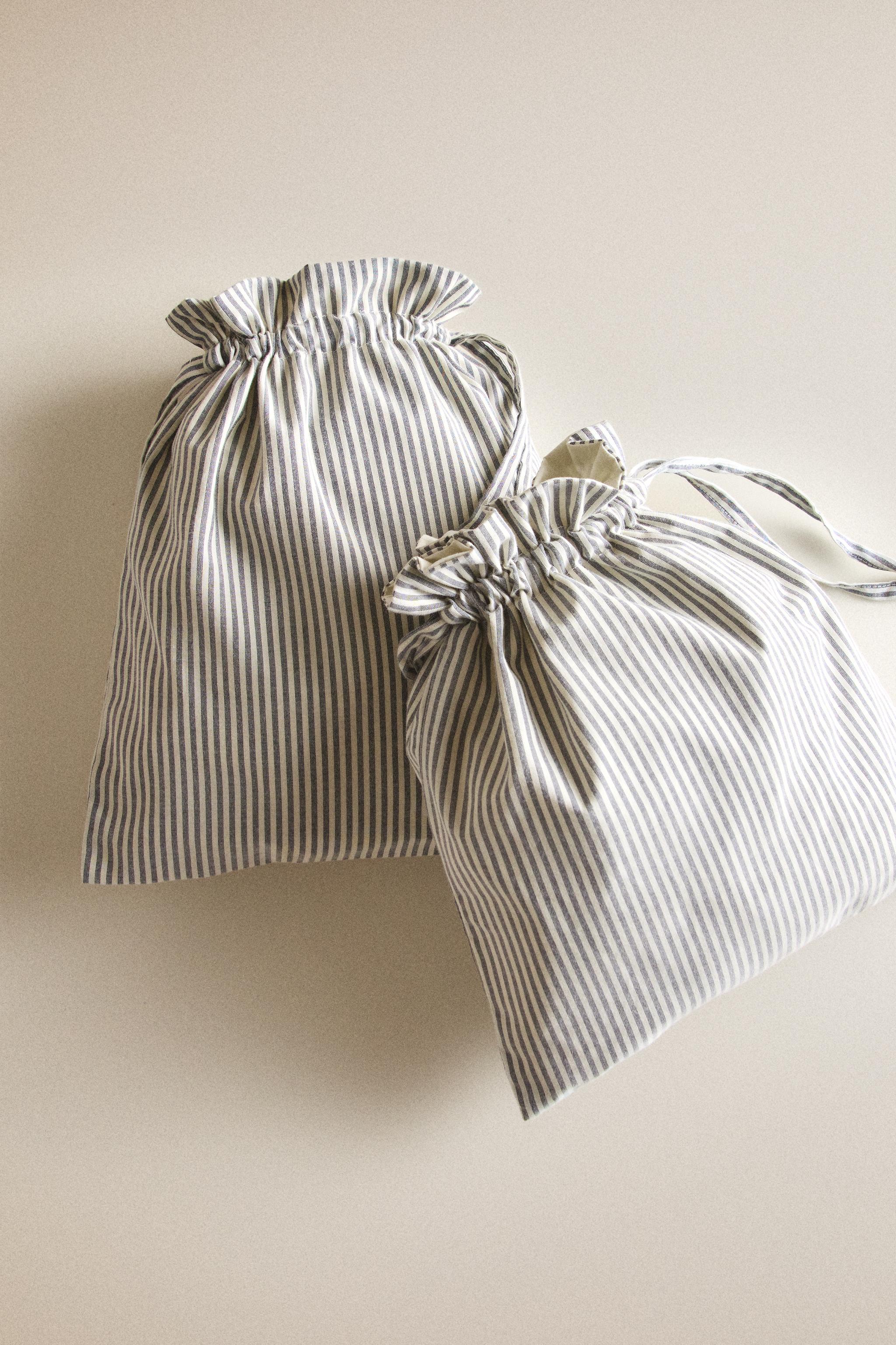 KIDS' STRIPED LAUNDRY BAG (2-PACK)